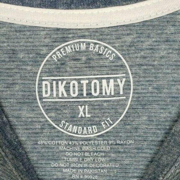 Premium Basics Dikotomy Standard Fit California State Of Mind Dark Blue T Shirt - Picture 5 of 6